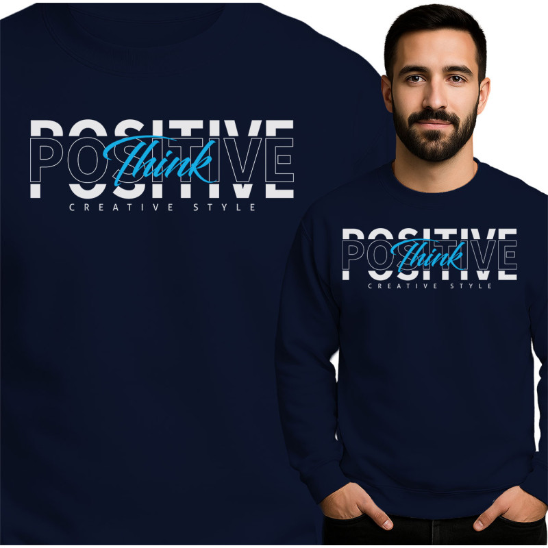 Bluza męska 'Positive Think'