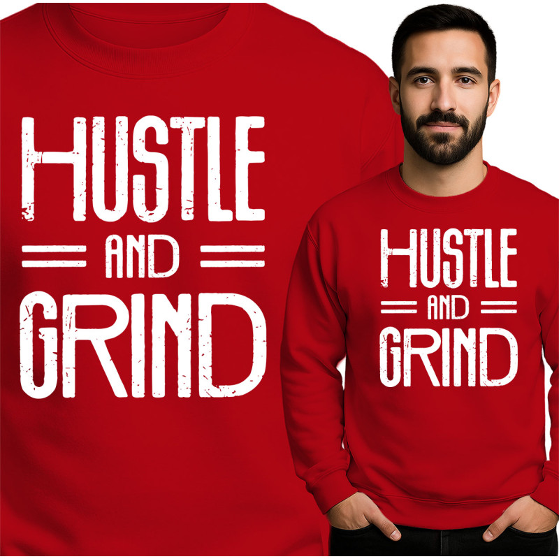 Bluza męska 'Hustle and Grind'