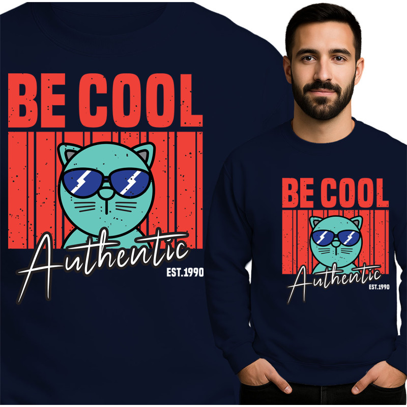 Bluza męska 'Be Cool Authentic'