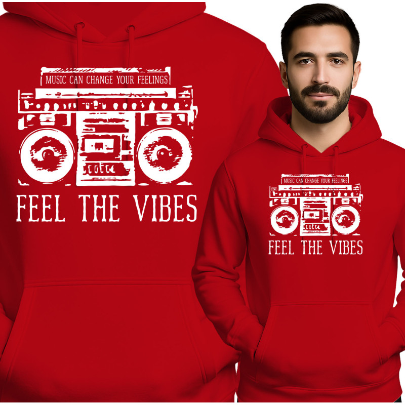 Bluza męska 'Feel the Vibes'