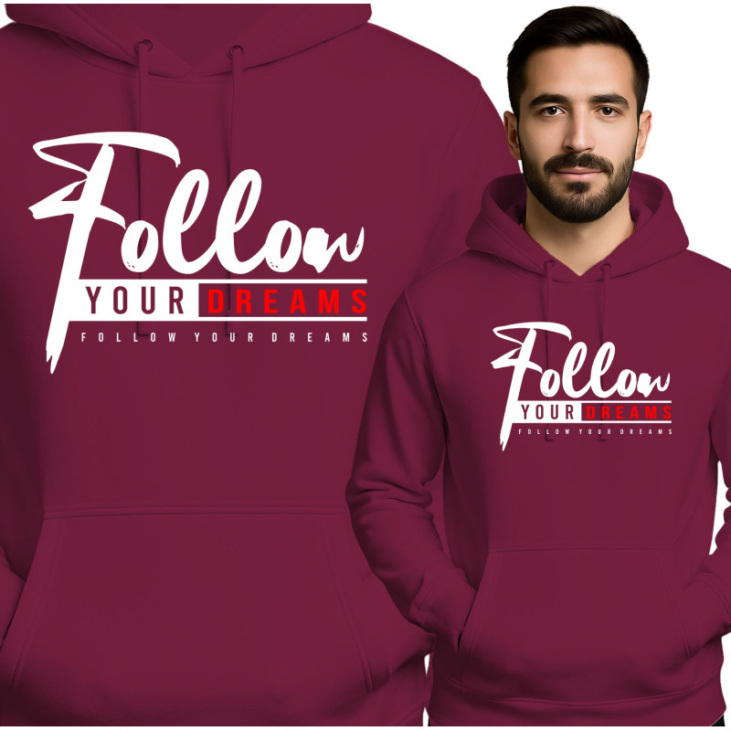 Bluza męska 'Follow Your Dreams'