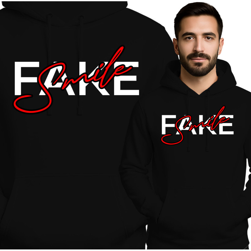 Stylish Fake Smile Hoodie