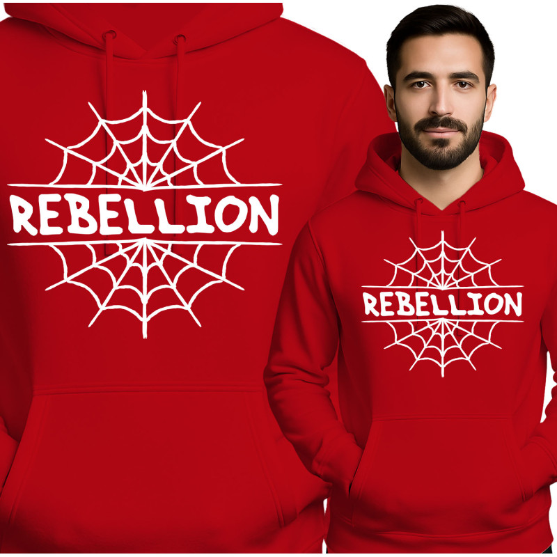 Rebellie Spinnenweb Hoodie