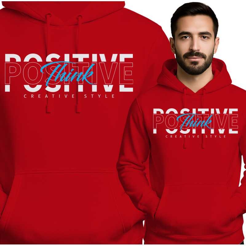 Positive Think Hoodie - Omarm Creativiteit