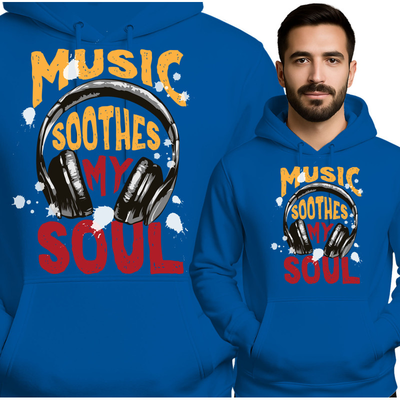 Hoodie 'Muziek Kalmeert Mijn Ziel'