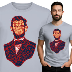 Koszulka Męska 'Abraham Lincoln'