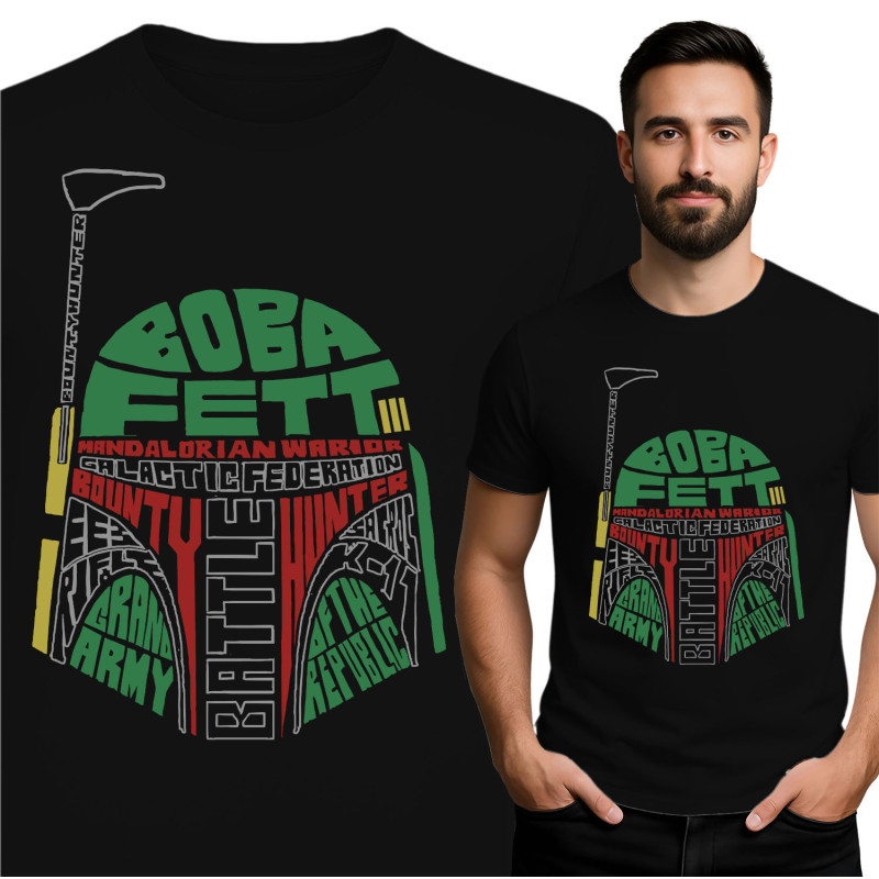 Boba Fett T-Shirt - Mandaloriaanse Krijger