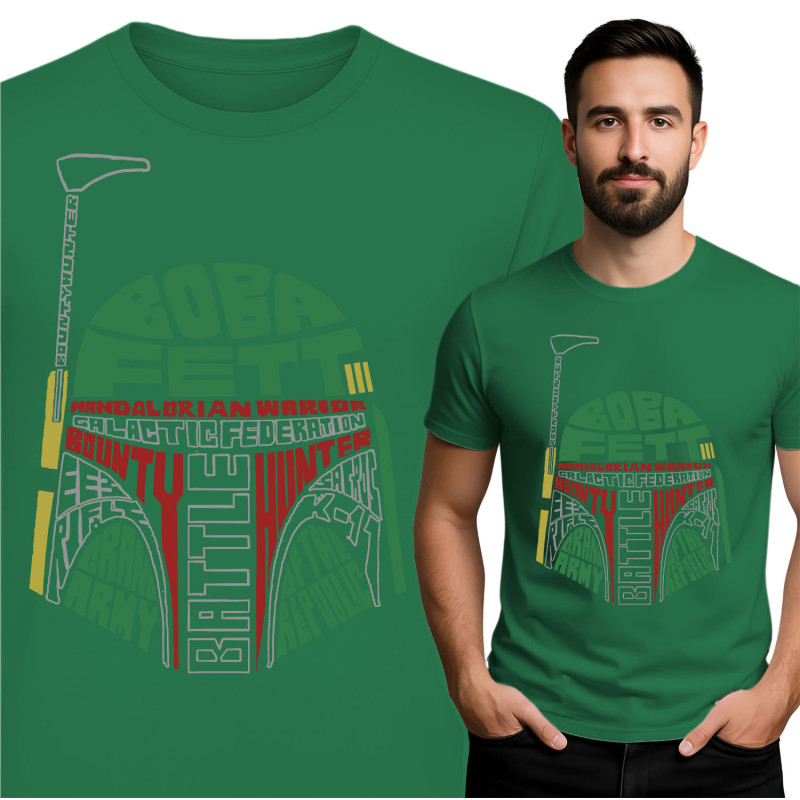Boba Fett T-Shirt - Mandaloriaanse Krijger