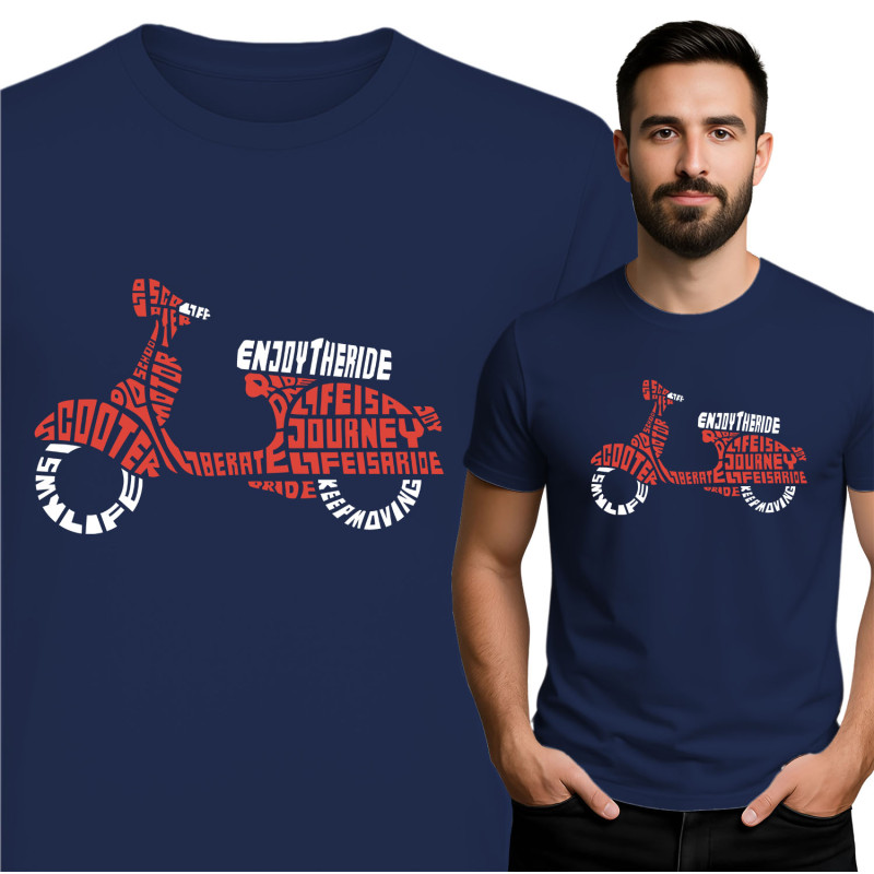 Stijlvol Scooter Graphic T-shirt