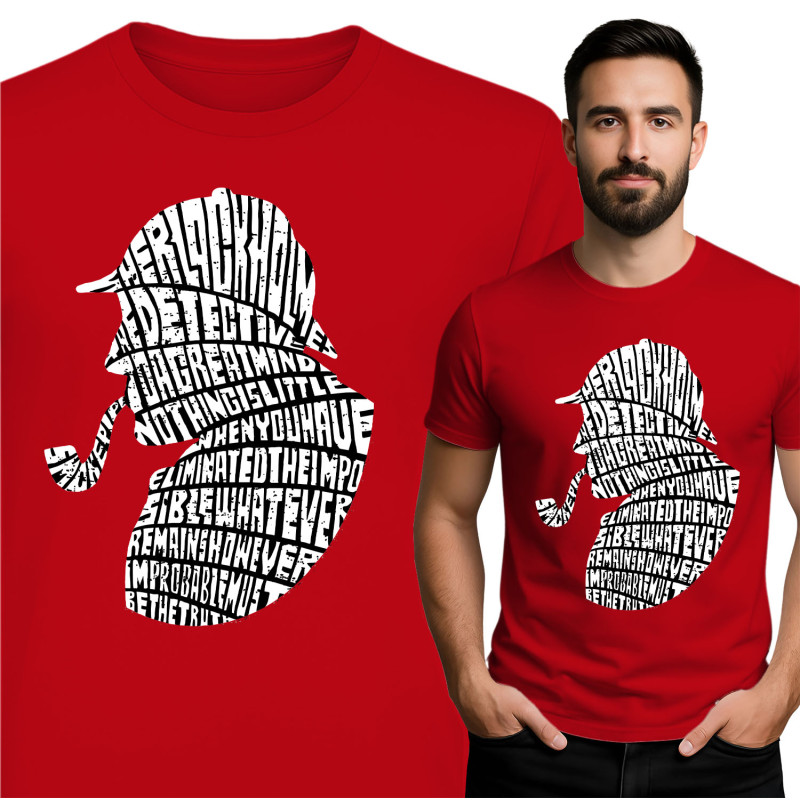Sherlock Holmes Geïnspireerde T-Shirt