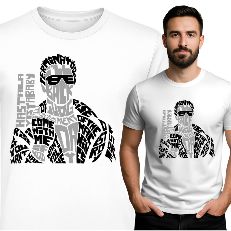 Stylish Black T-Shirt with Unique Design