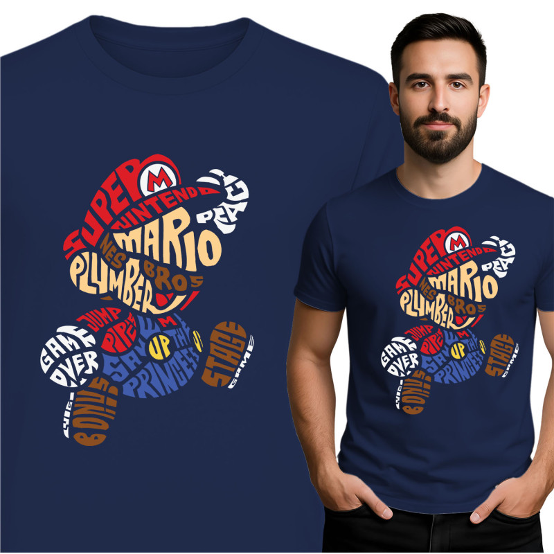 Super Mario Themed T-Shirt