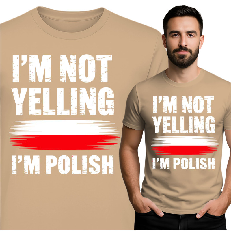 Grappige Poolse T-Shirt - Ik Schreeuw Niet