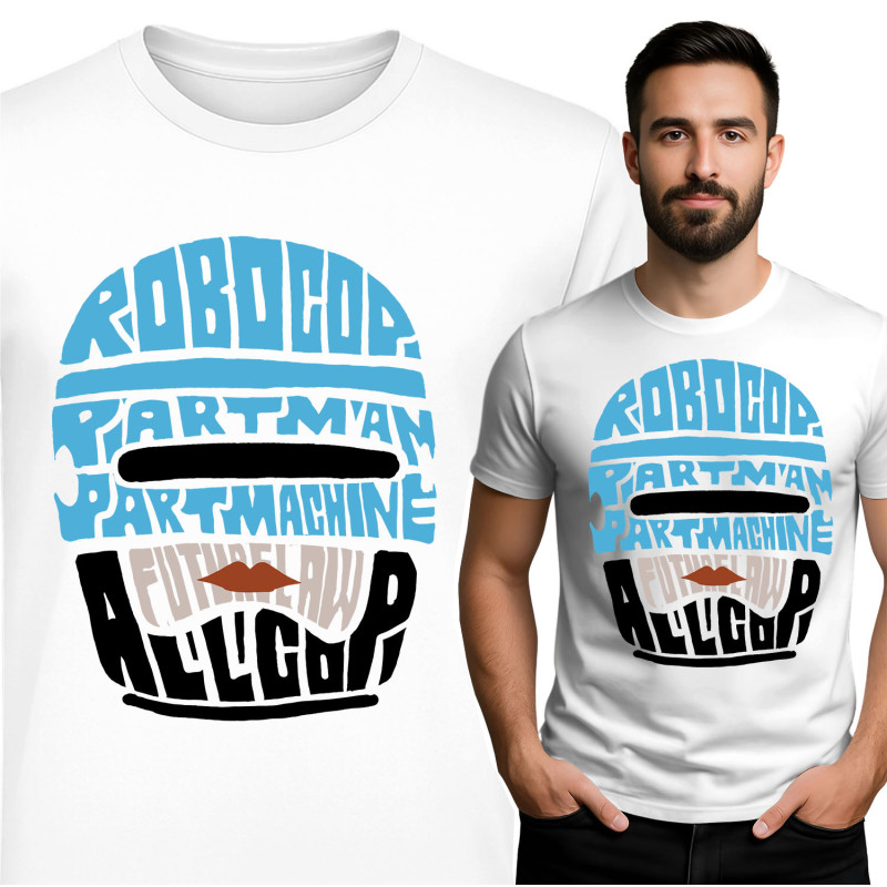 Robocop Geïnspireerde T-Shirt - Ontdek je Innerlijke Icoon