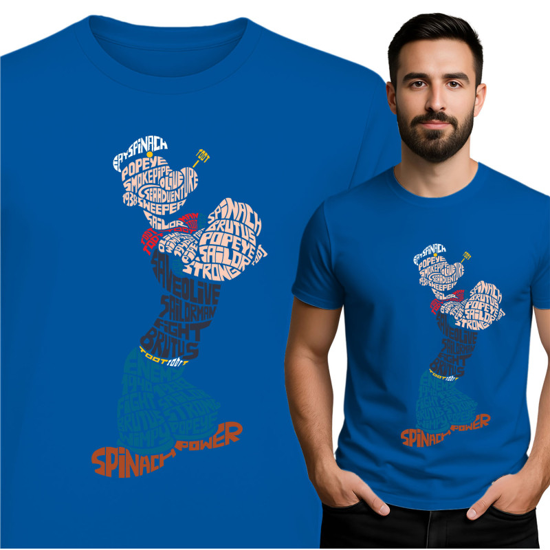 Popeye Inspired Graphic T-Shirt