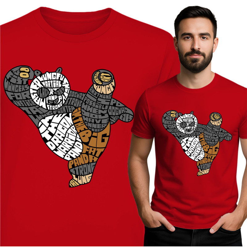 Big Fat Panda T-Shirt - Martial Arts Inspired