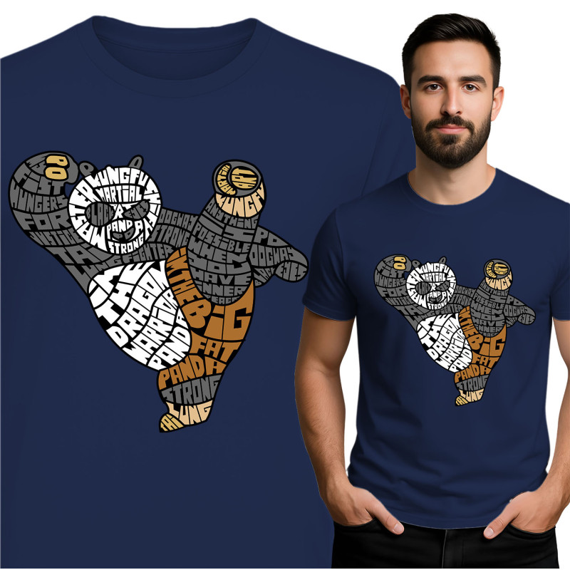 Big Fat Panda T-Shirt - Martial Arts Inspired