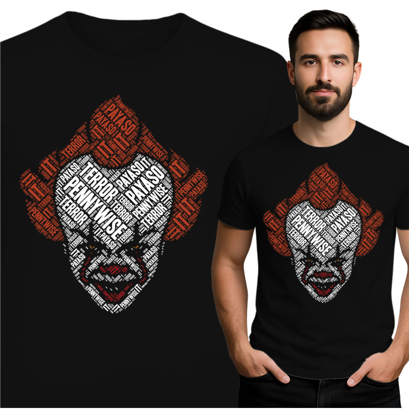 Pennywise Word Art T-Shirt