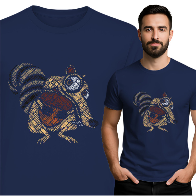 Trendy T-shirt met Eekhoorn Ontwerp