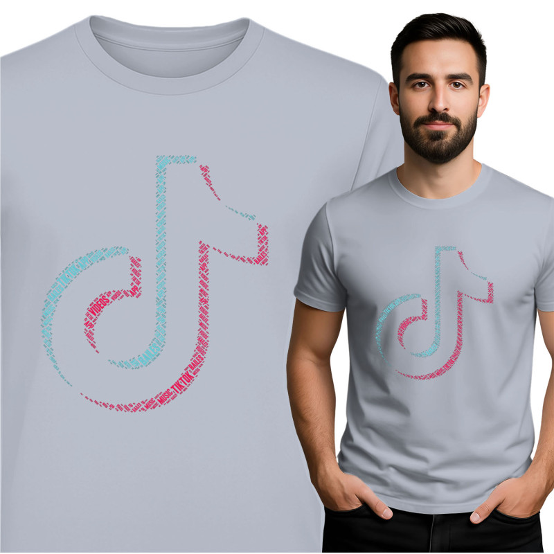Trendy TikTok Logo T-Shirt