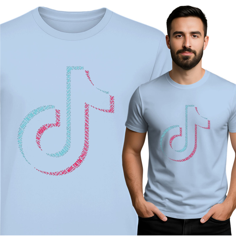 Trendy TikTok Logo T-Shirt