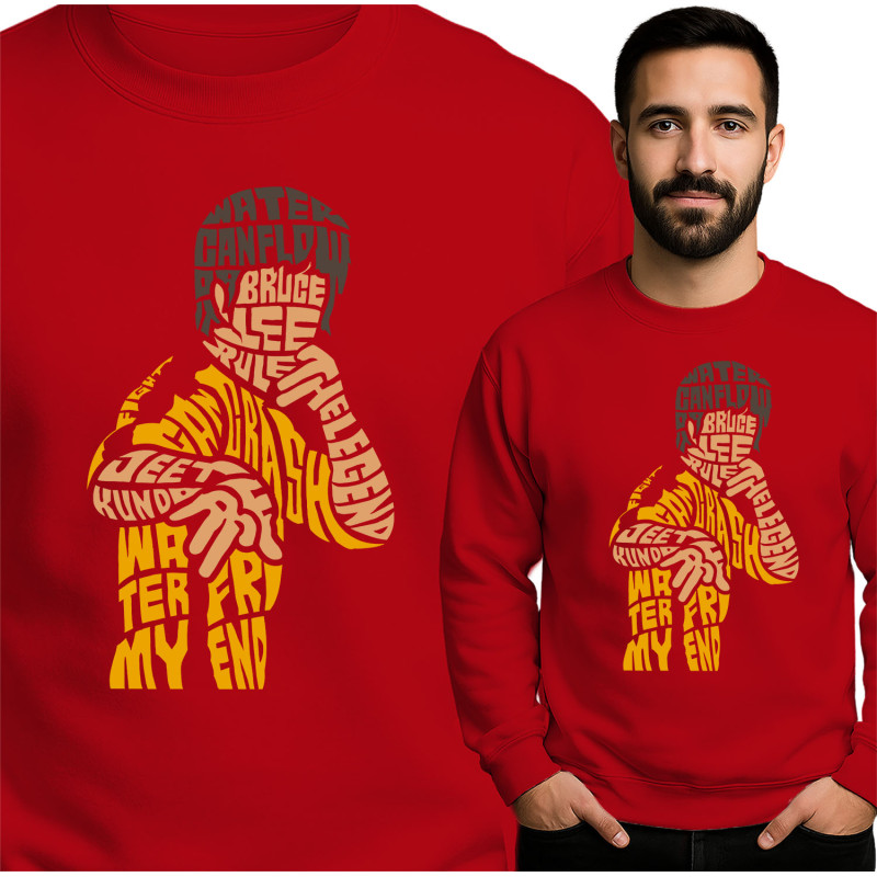 Stylish Bruce Lee Inspired Sweatshirt