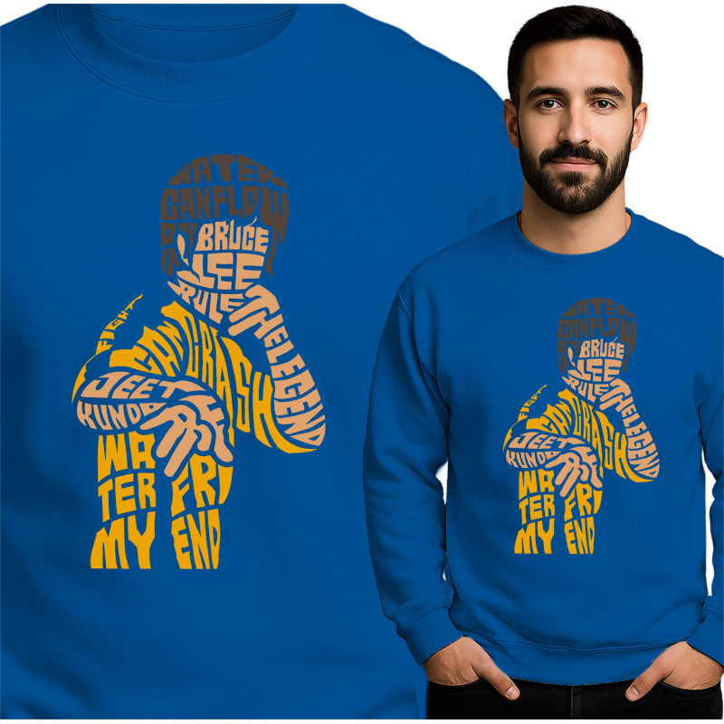 Stylish Bruce Lee Inspired Sweatshirt