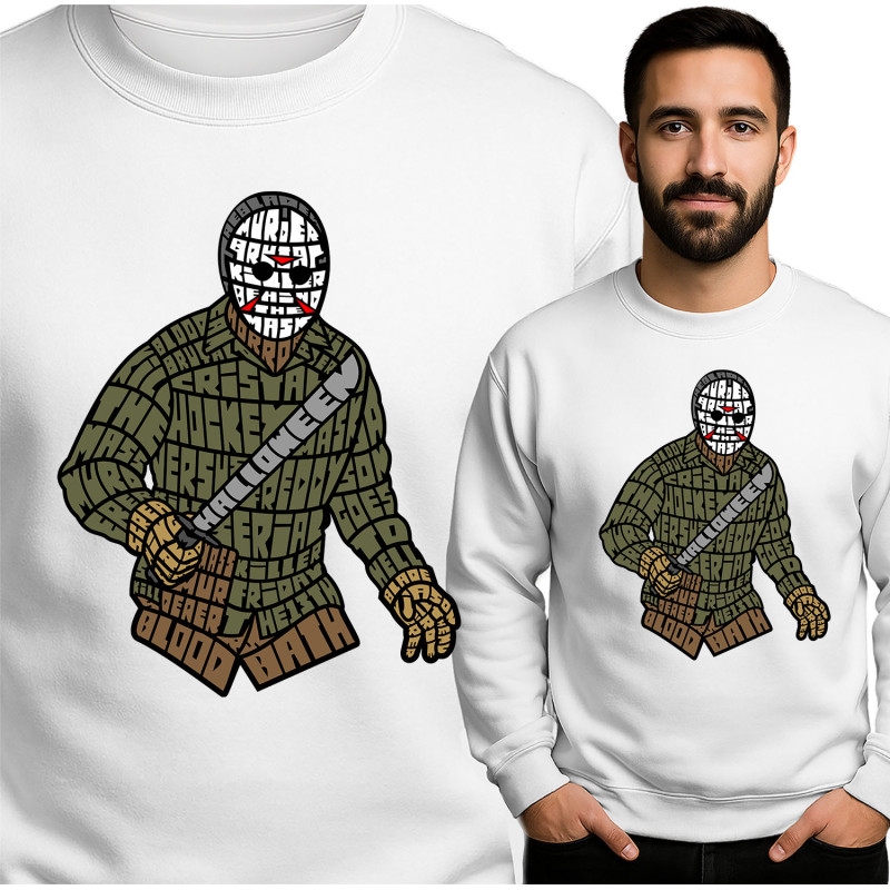 Unique Horror-Themed Sweatshirt