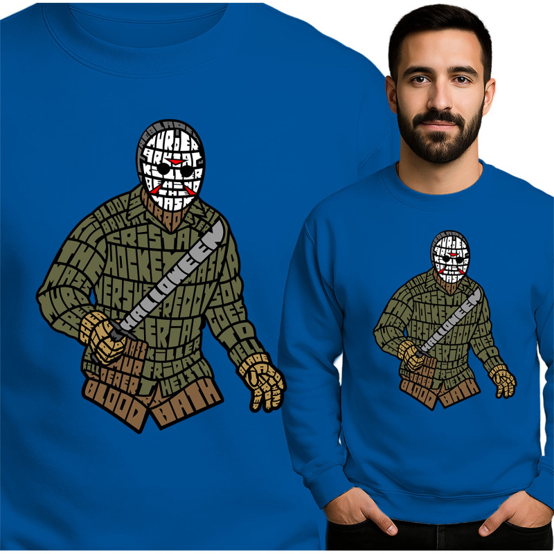 Unique Horror-Themed Sweatshirt