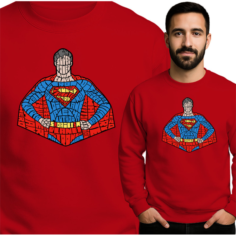 Superhero Sweatshirt - Bold Design