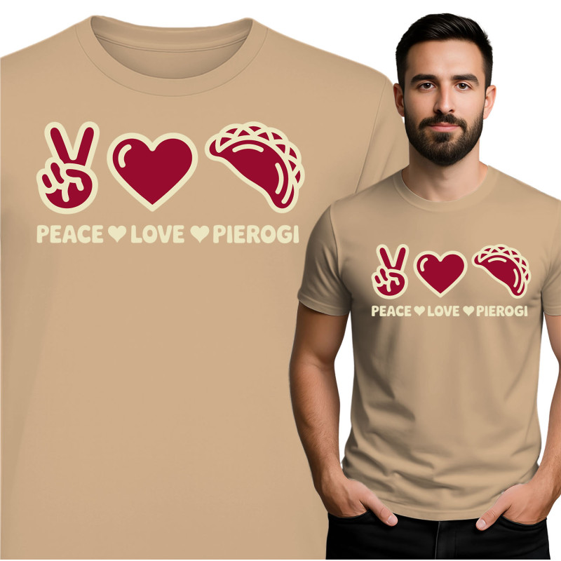 Peace Love Pierogi T-Shirt