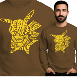 Pikachu Inspired Graphic Sweatshirt