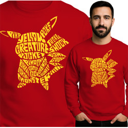 Pikachu Geïnspireerde Graphic Sweatshirt