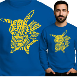 Pikachu Inspired Graphic Sweatshirt