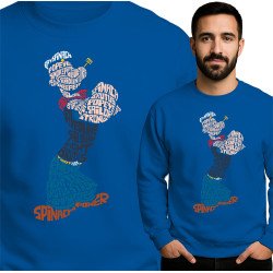 Popeye Graphic Sweatshirt - Spinaziekracht