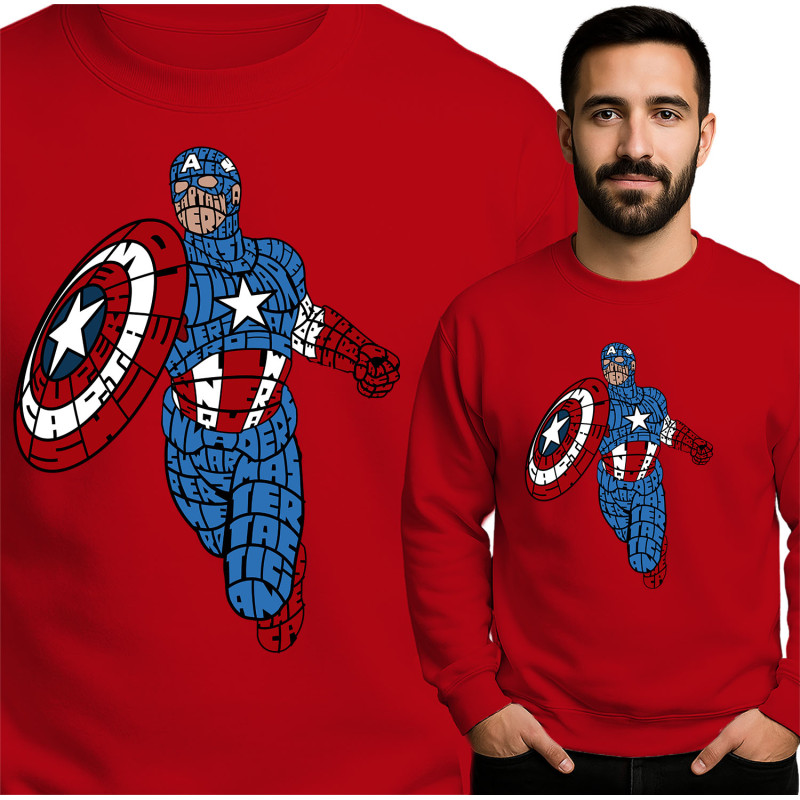 Vintage Captain America Sweatshirt