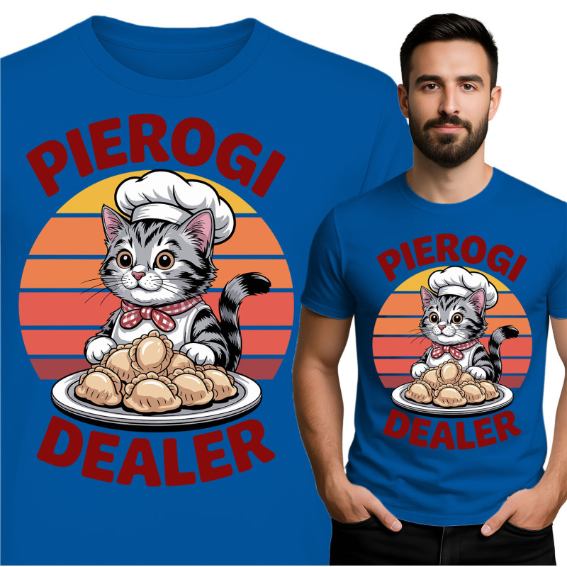 Schattige Pierogi Dealer Kat T-Shirt