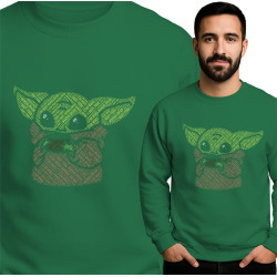 Cute Baby Yoda Sweatshirt