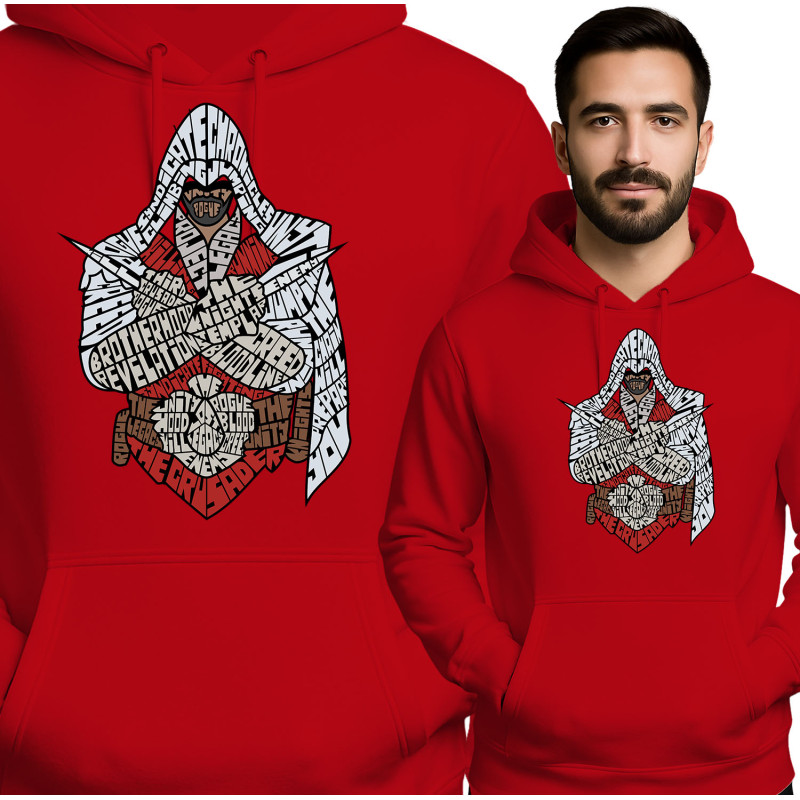 Assassin's Creed Inspired Hoodie - Red