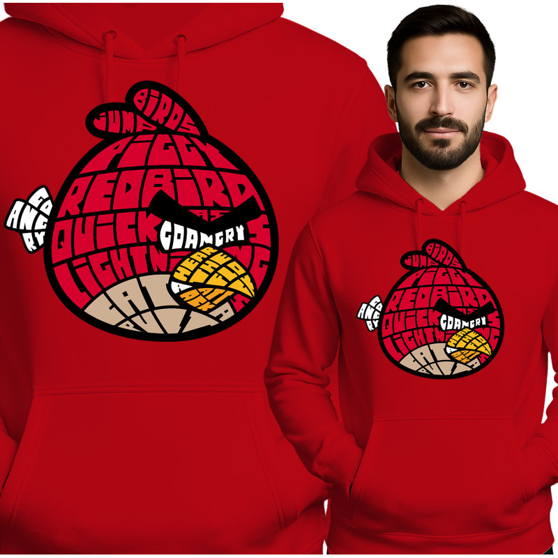 Angry Birds Inspired Hoodie