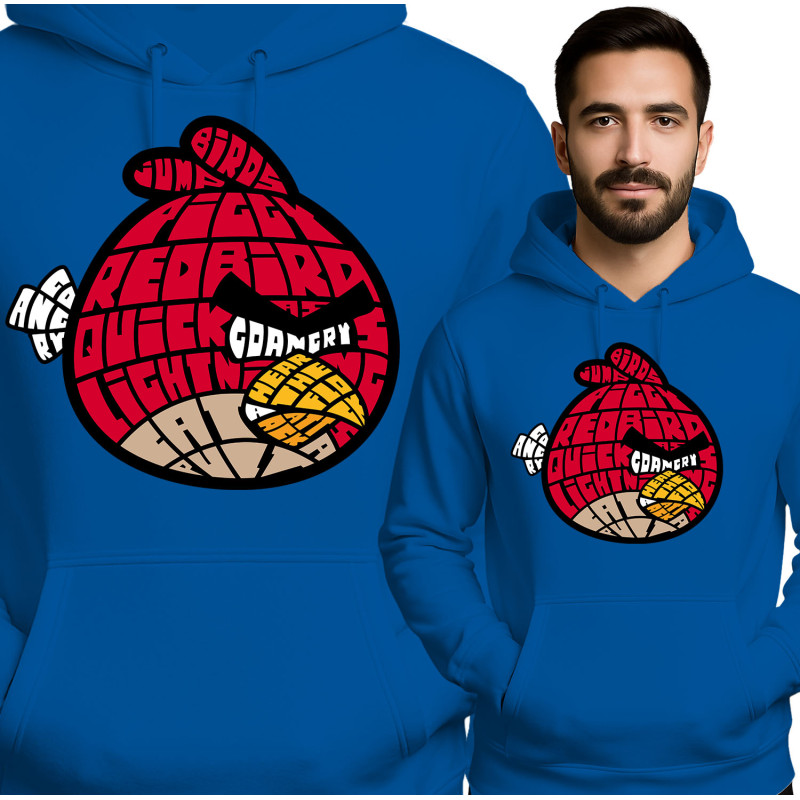 Angry Birds Geïnspireerde Hoodie