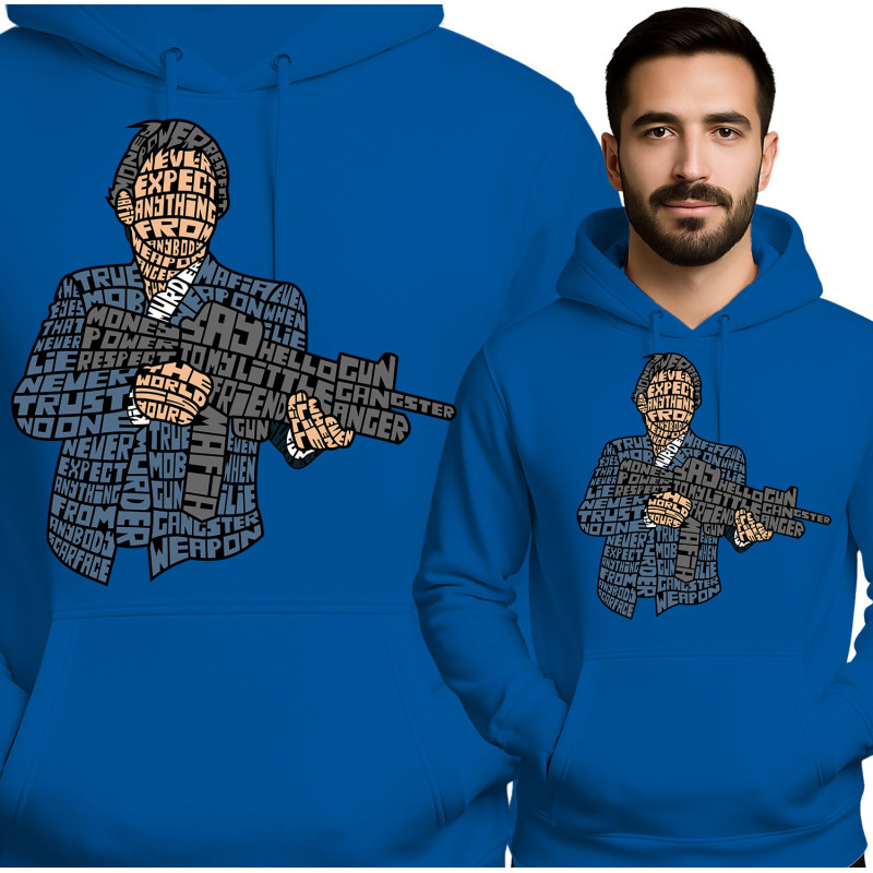 Gangster Hoodie met Iconisch Ontwerp