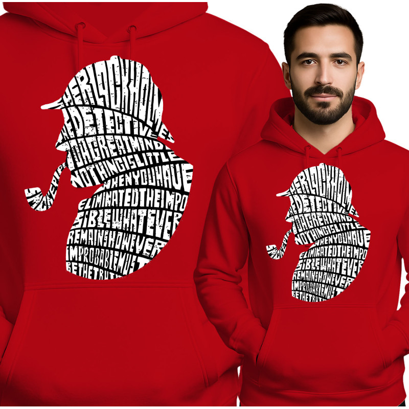Sherlock Inspired Red Hoodie