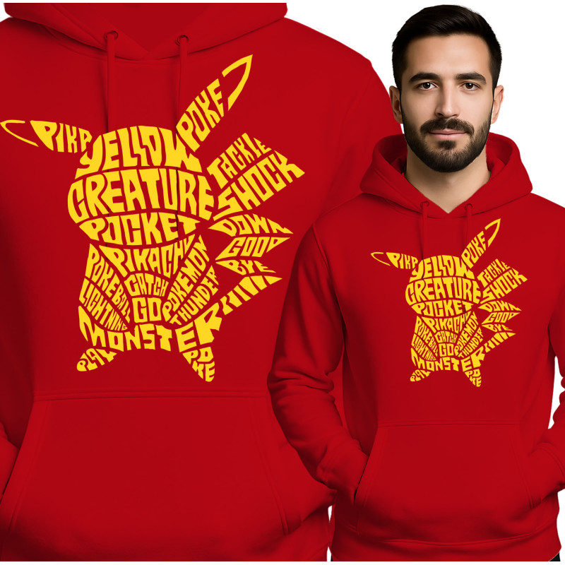 Pikachu Inspired Red Hoodie