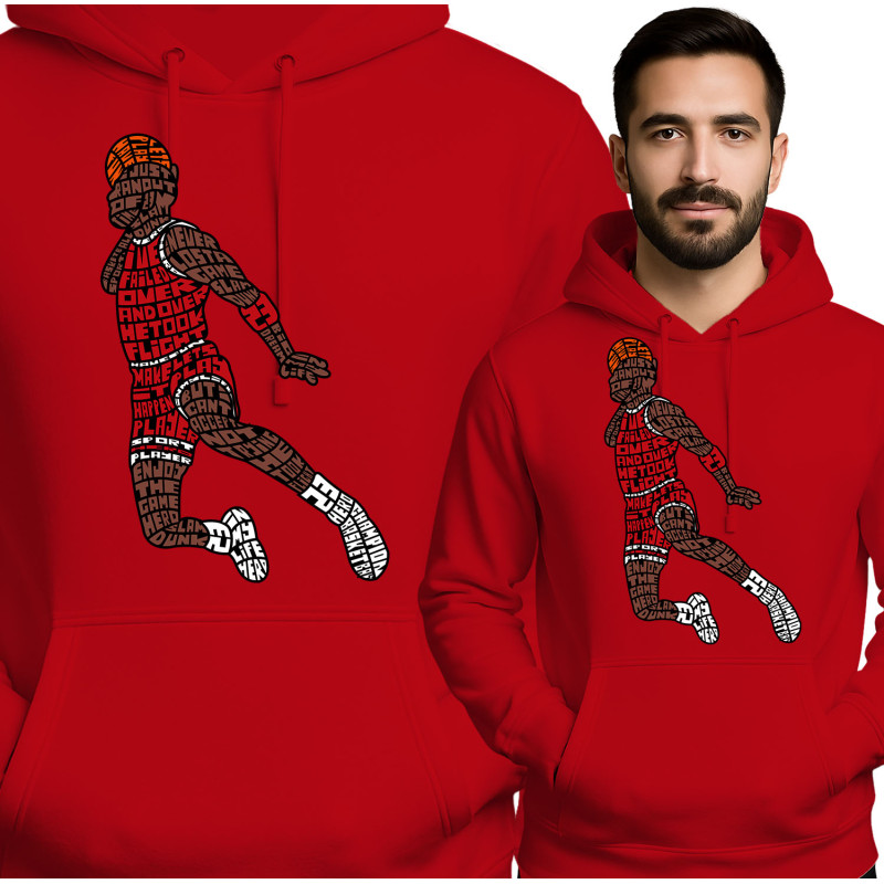 Stijlvolle Graphic Hoodie voor Sportliefhebbers