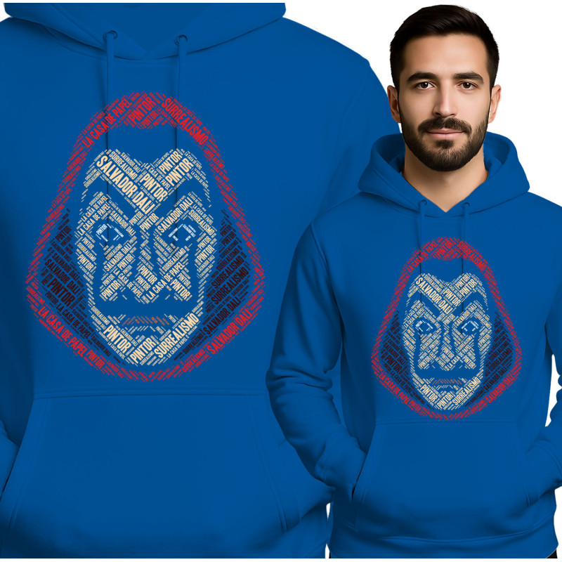 Salvador Dali Inspired Red Hoodie