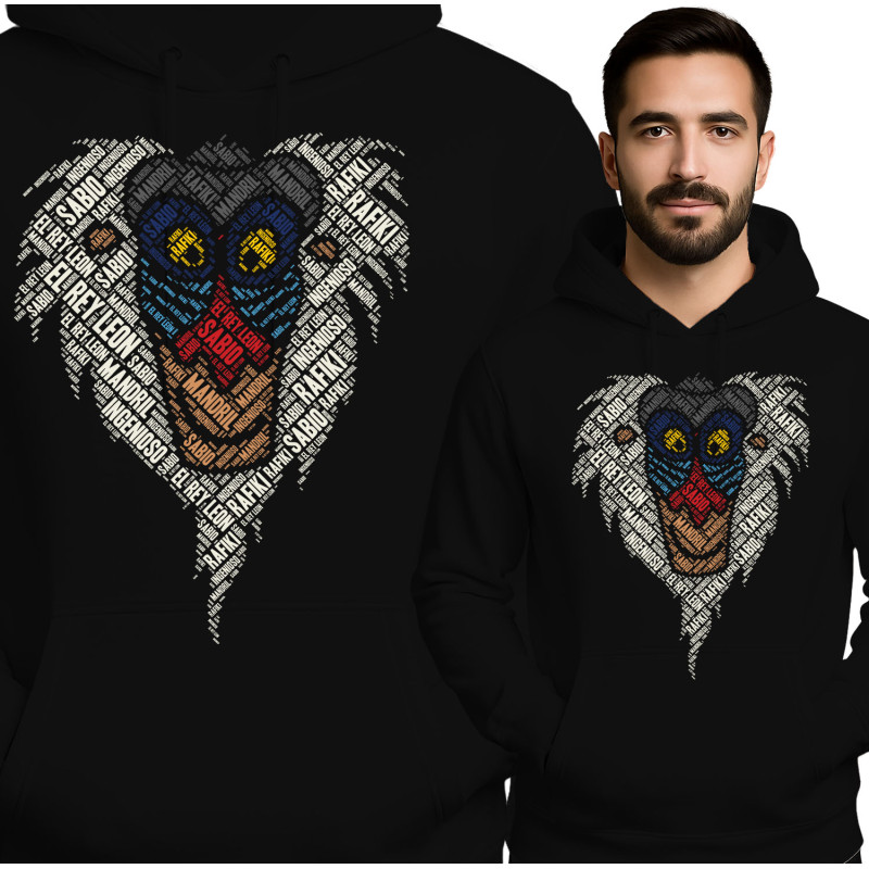 Unieke Rafiki Graphic Hoodie