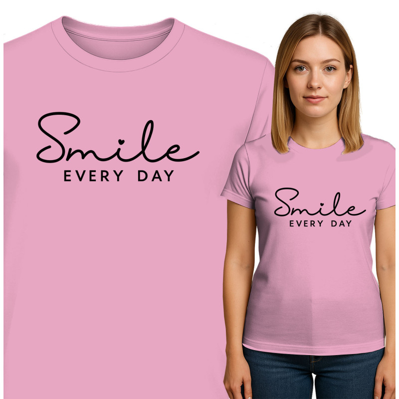 Koszulka damska \'Smile Every Day\'