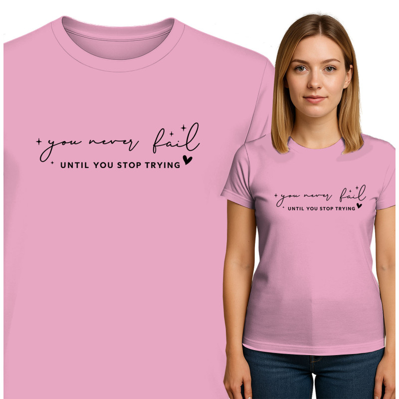 Inspirerende Quote T-Shirt