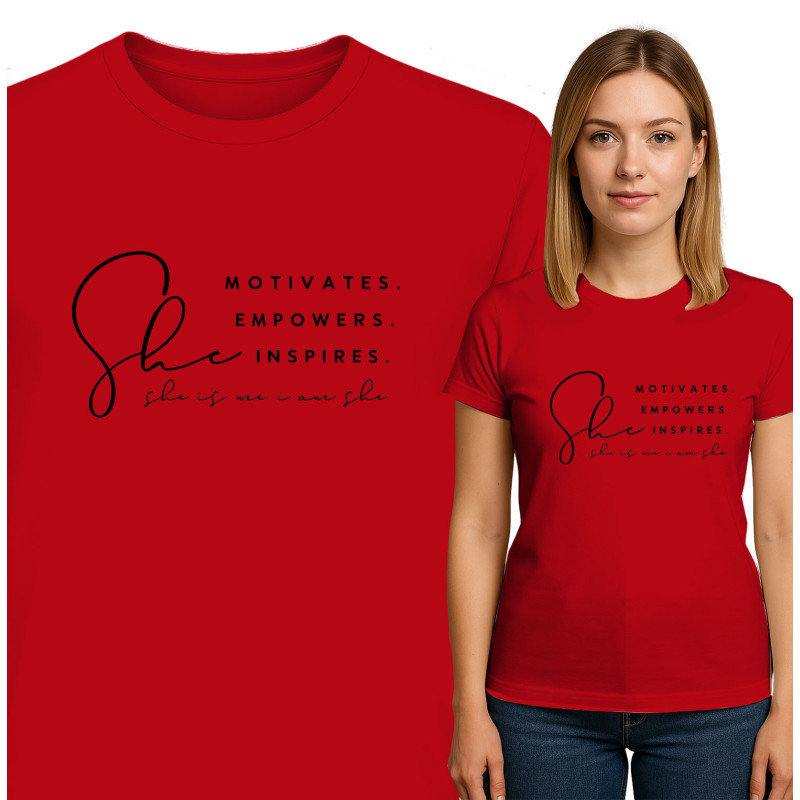 Motiverend T-Shirt voor Vrouwen